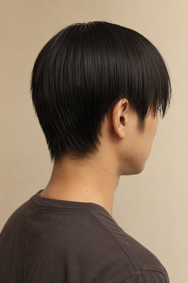 矯正でぺたんこになった状態のイメージ