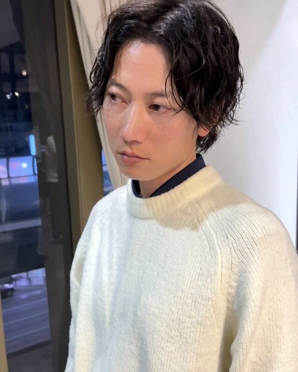 F-CODE 難波の施術例。スパイラルルーズパーマ（担当 F-CODE）